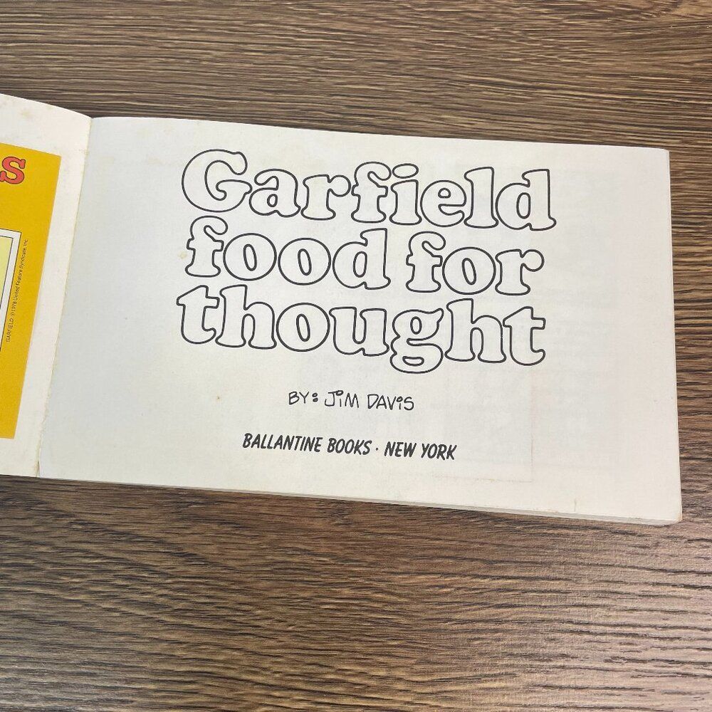 Vintage Garfield: Food for Thought (His 13th Book) by Jim Davis - Classic Comics - Picture 7 of 8
